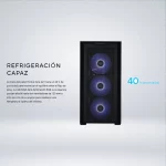 CASE MINI TOWER ASUS A21 BLACK - Imagen 5
