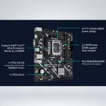 PLACA ASUS PRIME H810M-K SOCKET: INTEL LGA 1851 DDR5 - Imagen 6