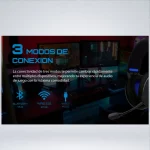 AUDIFONO GAMING ANTRYX APOLO 400 TRIX BLACK WIRELESS - Imagen 6