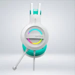 AUDIFONO GAMING IRIS-W TURQUESA RGB - Imagen 3