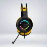 AUDIFONO GAMING IRIS-K AMARILLO RGB - Imagen 2