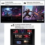 MONITOR GAMER CURVO ULTRAGEAR G6 QHD 34 " VA 240hz 1ms HDR400 AMD SPEAKER 34G630A - Imagen 5