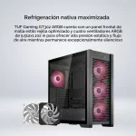 CASE MID TOWER ASUS TUF GAMING GT302 ARGB WHITE PANELES - Imagen 6
