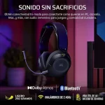 AUDIFONO GAMING CORSAIR HS35 V3 CARBON PC PS5 XBOX - Imagen 4