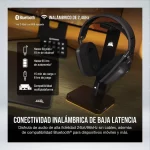 AUDIFONO GAMING CORSAIR HS80 MAX BLACK WIRELESS - Imagen 7