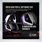 AUDIFONO GAMING CORSAIR VOID RGB ELITE WHITE WIRELESS - Imagen 7