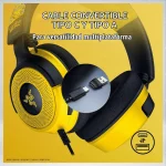 AUDIFONO GAMER KRAKEN V4 X POKEMON RGB USB-C SONIDO 7.1 HYPERCLEAR - Imagen 5