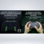 MANDO WOLVERINE V3 PRO 8K PC HYPERPOLLING LIGERO ERGONOMICO 4 BOTONES TRASEROS - Imagen 6