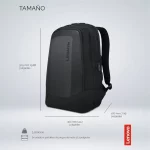 MOCHILA LENOVO LEGION ARMORED II 17" BLACK GX40V10007 - Imagen 8
