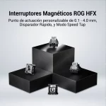 TECLADO GAMING ASUS ROG FALCHION ACE HFX 65% SWITCHES MAGNÉTICOS 040394 - Imagen 8