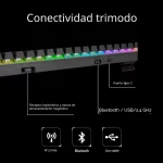 TECLADO GAMING ASUS ROG STRIX SCOPE II 96 WIRELESS CONECTIVIDAD TRIMODO (WI/BT/USB) 040391 - Imagen 6