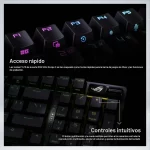 TECLADO GAMING ASUS ROG STRIX SCOPE II 96 WIRELESS CONECTIVIDAD TRIMODO (WI/BT/USB) 040391 - Imagen 8