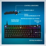 TECLADO GAMING LOGITECH G316 X 98% RGB MECANICO PERSONALIZACIÓN TOTAL 920-014183 - Imagen 8