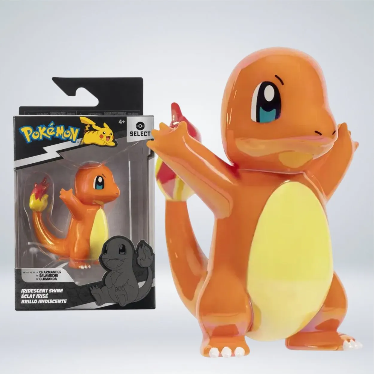 157770167_01 FIGURA POKEMON SELEC BRILLO IRIDISCENTE - CHARMANDER - Imagen 1