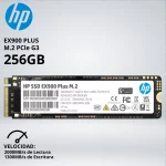 UNIDAD SSD HP EX900 PLUS G3 M.2 PCle 256GB - 042830
