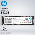 UNIDAD SSD HP EX900 PLUS G3 M.2 PCle 512GB - 042831