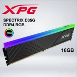 MEMORIA XPG SPECTRIX D35G RGB 16GB 3200 CL16 DDR4 BLACK 038484
