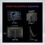 MONITOR GAMER ASUS ROG STRIX XG27AQNGV 27 " IPS 2K 360HZ 1MS NVIDIA G-SYNC. - Imagen 7