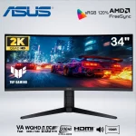 MONITOR CURVO ASUS TUF GAMING VG34WQL5A 34 " 2K WQHD 0.05MS 200HZ O HD 400HZ