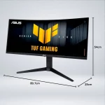MONITOR CURVO ASUS TUF GAMING VG34WQL5A 34 " 2K WQHD 0.05MS 200HZ O HD 400HZ - Imagen 3