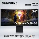 MONITOR GAMING CURVO ODYSSEY G8 LS34DG850S 34" OLED UWQHD 0.03MS 175 HZ