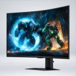 MONITOR GAMING CURVO ODYSSEY G7 LS37FG756E 37" UHD VA 4K 1MS 165HZ - Imagen 3