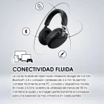 AUDIFONO GAMING MAESTRO 500 WIRELESS INALÁMBRICOS, BLUETOOTH 5.4, USB-C, BATERÍA 90H, NEGRO 042973 - Imagen 6