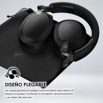 AUDIFONO GAMING MAESTRO 500 WIRELESS INALÁMBRICOS, BLUETOOTH 5.4, USB-C, BATERÍA 90H, NEGRO 042973 - Imagen 7