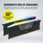 MEMORIA CORSAIR VENGEANCE ARGB 16GB DDR5 6000 MHz CL38 043062 - Imagen 5