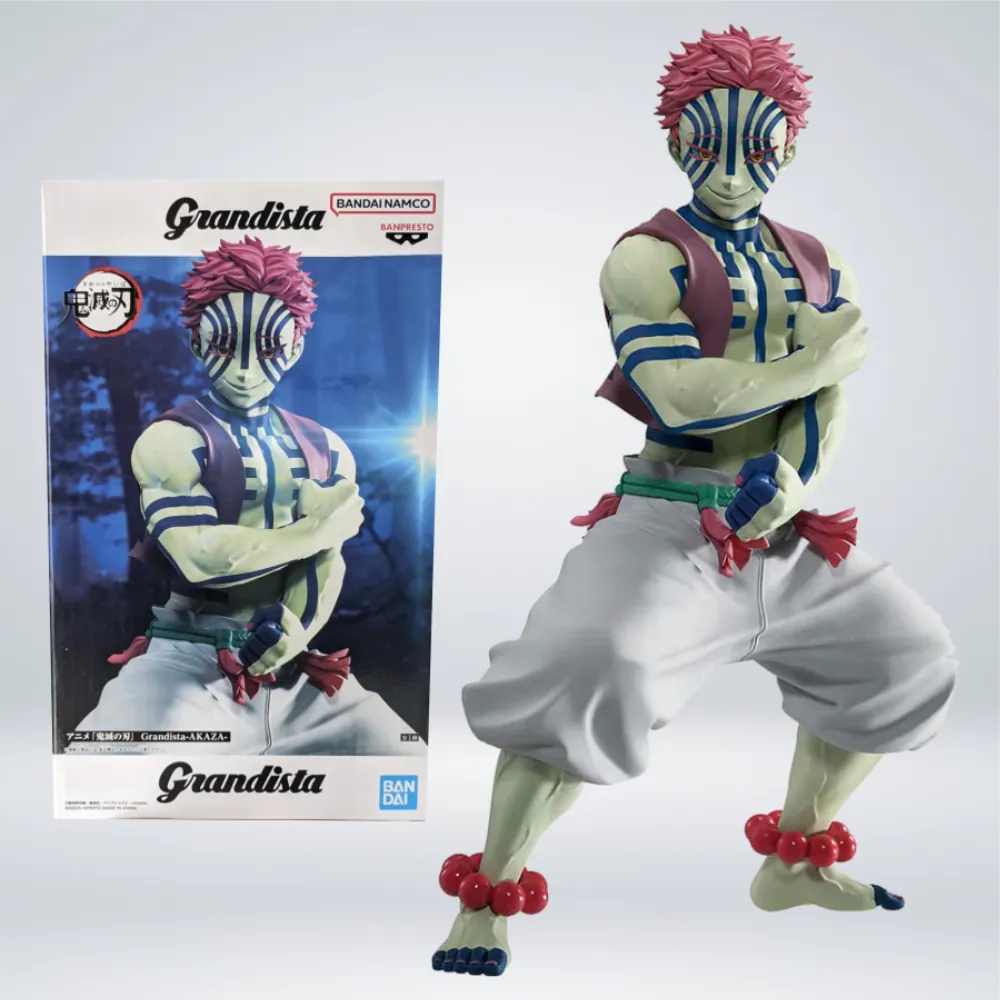158606238_01 FIGURA BANPRESTO DEMON SLAYER GRANDISTA - AKAZA - Imagen 1