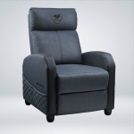 SOFA GAMING COUGAR RANGER ELITE NAVY BLUE CUERO PVC RECLINA 160° REPOSAPIES PLEGABLE - Imagen 2