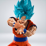 FIGURA S.H FIGUARTS DBZ - SUPER SAIYAN GOD SUPER SAIYAN SON GOKU (Blue Power Transcending Limits ) - Imagen 2