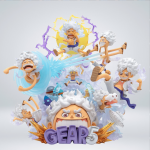 FIGURA BANPRESTO ONE PIECE WORLD COLLECTABLE FIGURE (WCF) PREMIUM – MONKEY D. LUFFY GEAR 5 SPECIAL - Imagen 2