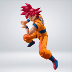FIGURA S.H FIGUARTS DBZ - SUPER SAIYAN GOD SON GOKU (God Aura) - Imagen 4