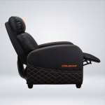 SOFA GAMING COUGAR RANGER ELITE CUERO PVC RECLINA 160° REPOSAPIES PLEGABLE BLACK - Imagen 4
