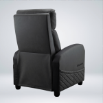 SOFA GAMING COUGAR RANGER ELITE JET GRAY CUERO PVC RECLINA 160° REPOSAPIES PLEGABLE - Imagen 6