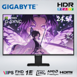 MONITOR GAMING GIGABYTE 24.5" GS25F2A IPS FHD 1MS 240HZ