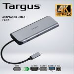 DOCKING STATION TARGUS 4K EPR PASS-THRU 140 W 7 EN 1 USB-C 042116