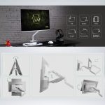 SOPORTE PARA MONITOR MSI MAG MT201W WHITE 17/49" 042711 - Imagen 7