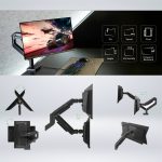 SOPORTE PARA MONITOR MSI MAG MT201 BLACK 17/49" 039973 - Imagen 7