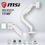 SOPORTE PARA MONITOR MSI MAG MT201W WHITE 17/49" 042711