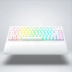 TECLADO GAMER RAZER BLACKWIDOW V4 75% MECHANICAL SWITCH ORANGE ZONAS CHROMA WHITE RZ03-05001700-R3M1 - Imagen 3
